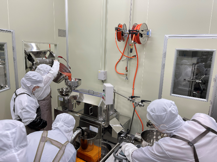 농산물 가공‧창업 실습 현장. 진천군 제공