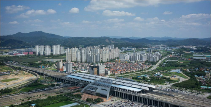 오송역.  청주시 제공