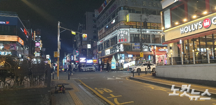 경기도 수원시 팔달구 인계동 무비사거리. 이준석 기자