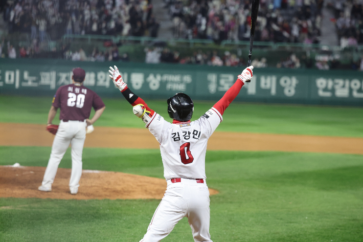 김강민 '역전승이다!'. 연합뉴스