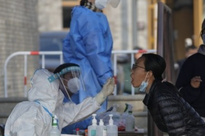 중국 코로나19 검사. 연합뉴스