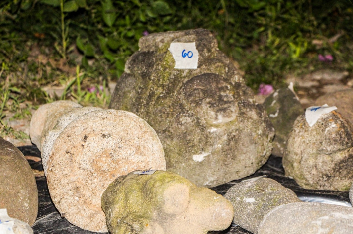 압수된 마야 시대 유물. 연합뉴스