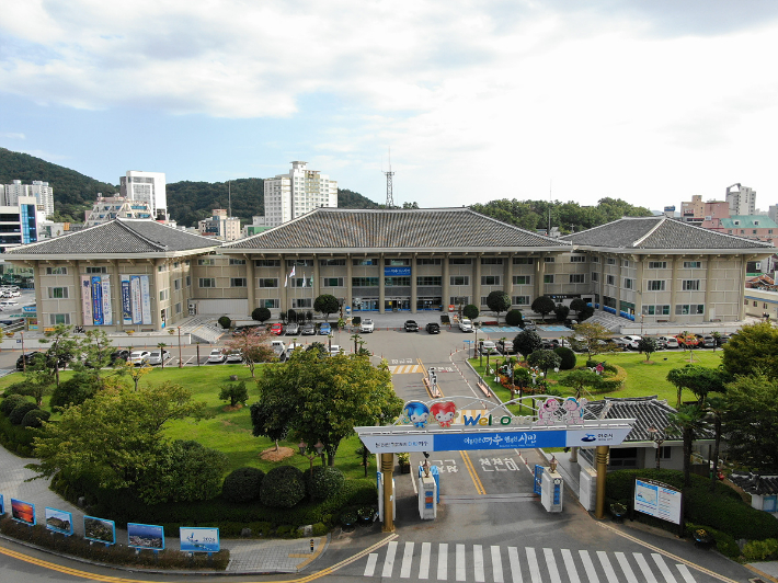 전남 여수시청사 전경. 여수시 제공