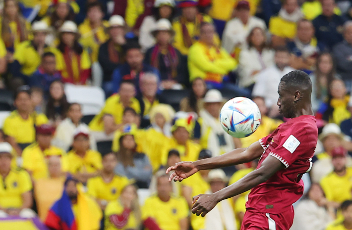 카타르와 에콰도르의 2022 카타르월드컵 개막전. 연합뉴스