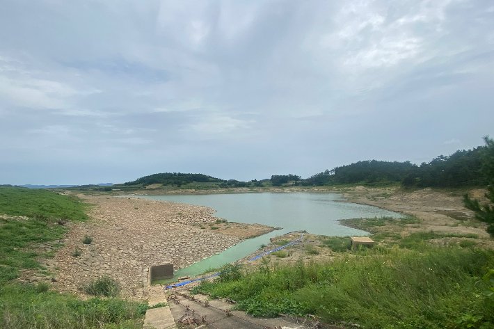 전남 신안 장산저수지. 한국농어촌공사 전남지역본부 제공