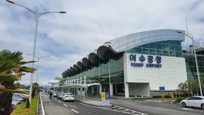 여수공항 전경. 여수시 제공