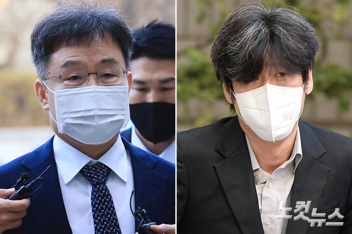 왼쪽부터 김만배씨, 남욱 변호사. 황진환 기자