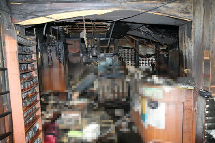 5일 오후 7시 15분쯤 부산 사상구의 한 한의원에서 불이 나 원장인 80대 남성이 숨졌다. 부산지방경찰청 제공