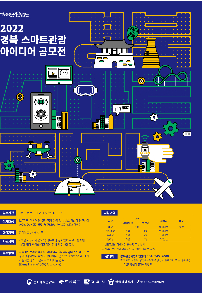 스마트관광 아이디어 공모전 포스터. 경북문화관광공사 제공