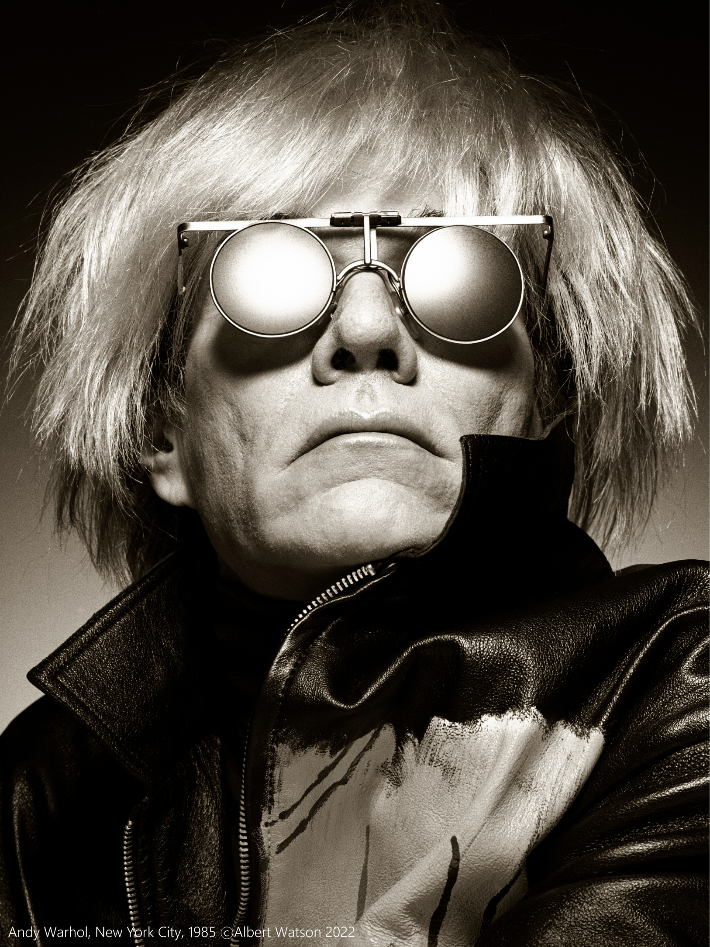 Andy Warhol, New York City, 1985 © Albert Watson 2022