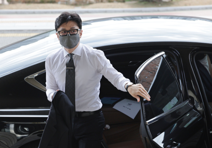 한동훈 법무부 장관. 연합뉴스