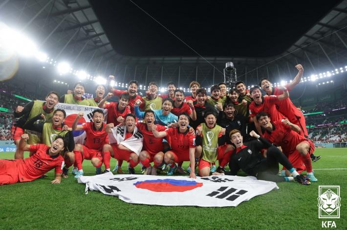 축구 대표팀. 대한축구협회 제공