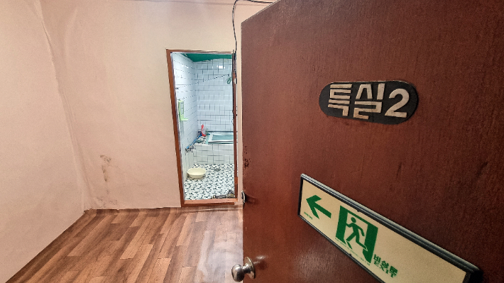 과거 이승만 전 대통령이 묵었던 특실. 고상현 기자