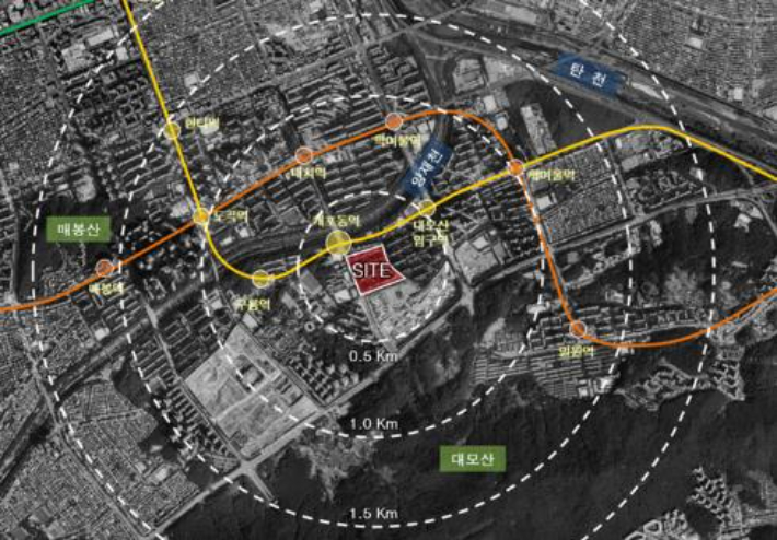 서울 강남구 개포주공5단지 위치도. 연합뉴스