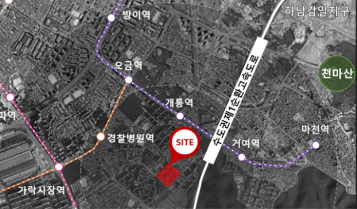 서울 송파구 가락프라자 위치도. 연합뉴스