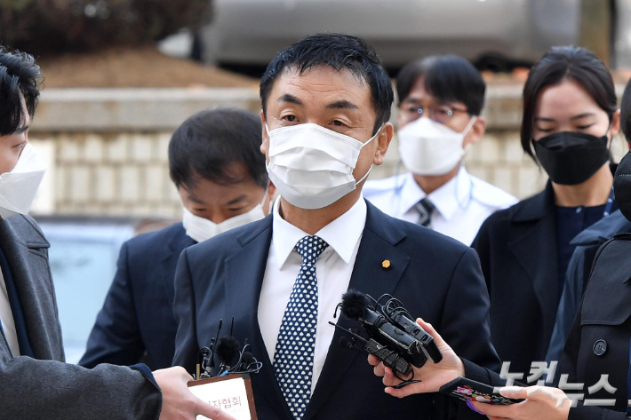 주가조작 혐의를 받는 권오수 도이치모터스 전 회장. 박종민 기자