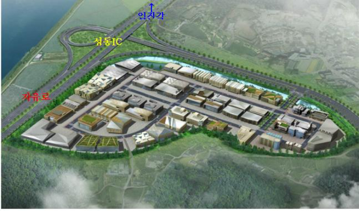 개성공단복합물류단지 조감도. 경기도 제공