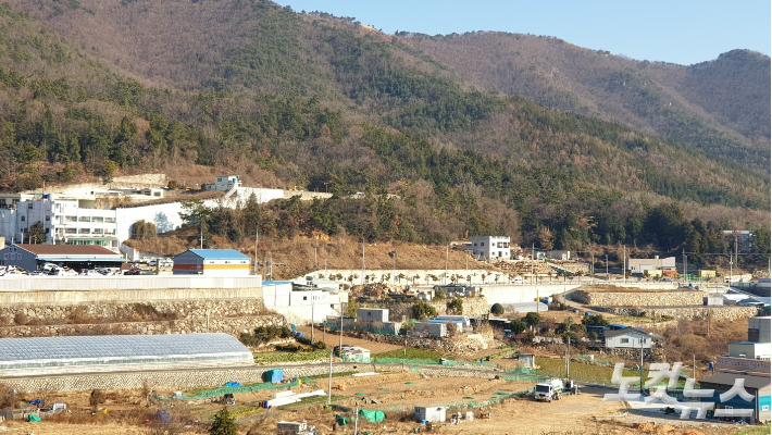 여수시 만흥동 공동주택 사업부지. 독자 제공