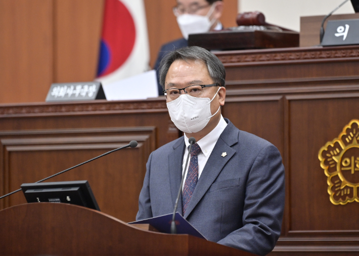 김용남 의원. 강릉시의회 제공