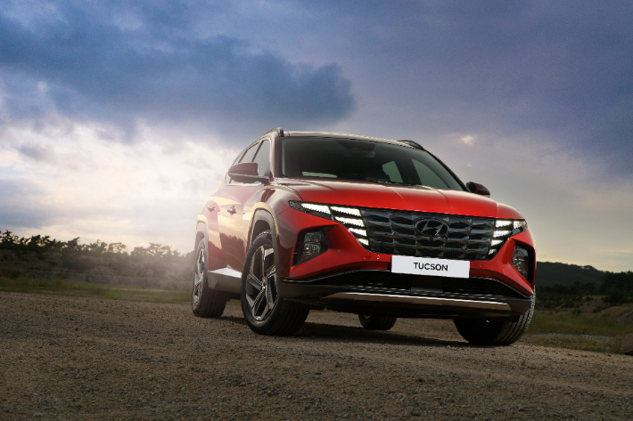 현대자동차가 미국 내 1500만번째 신차로 고객에게 인도한 투싼. 현대차 제공