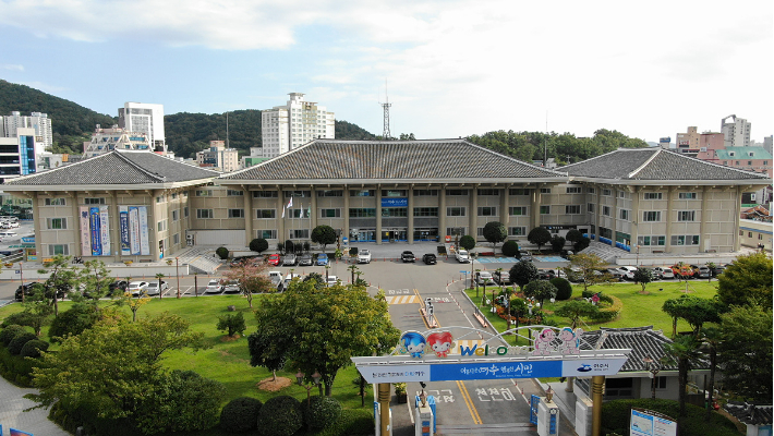 전남 여수시청사 전경. 여수시 제공