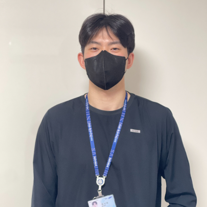 삼성 전자 DS 부문 소방대에서 근무중인 박시아 응급구조사. 박시아 제공