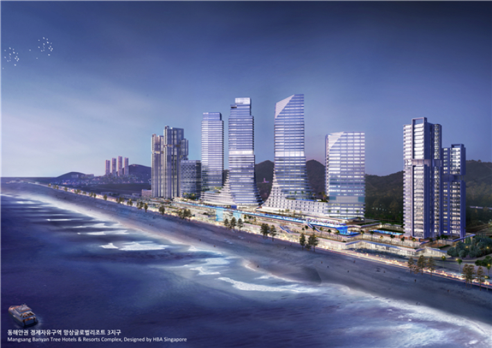 망상 제3지구 조감도. 동자청 제공