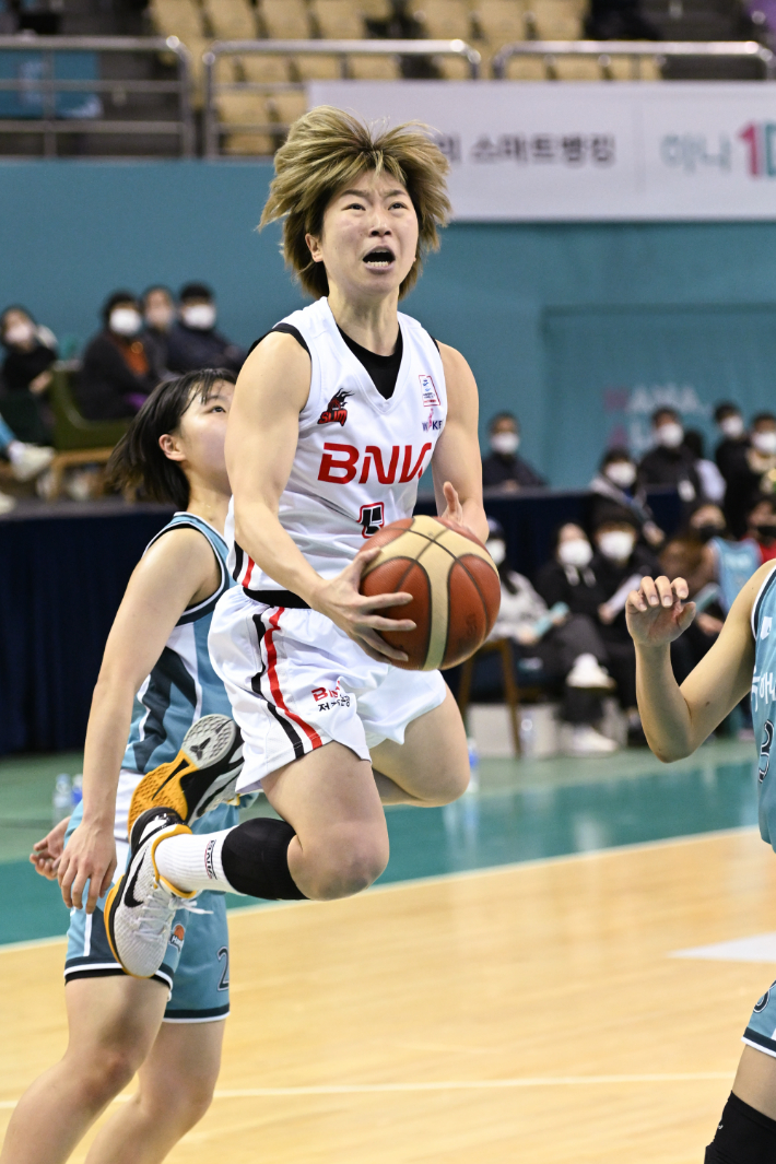 부산 BNK 안혜지. WKBL