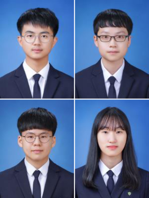 허현욱,유형동,최가영,김동인 학생. 부산시교육청 제공
