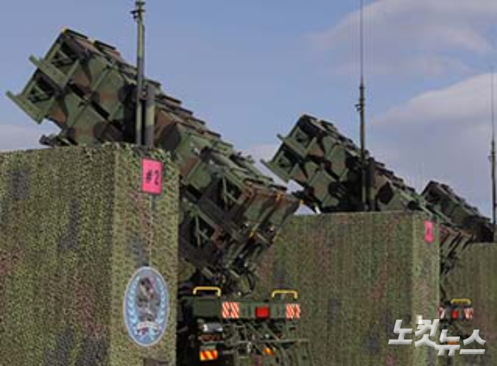 공군 제3미사일방어여단 8787부대를 방문한 가운데 패트리어트 발사대가 운용되고 있다. 박종민 기자