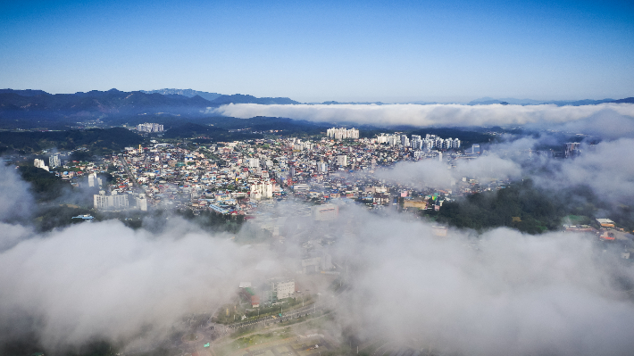 금산군 금산읍 전경. 금산군 제공