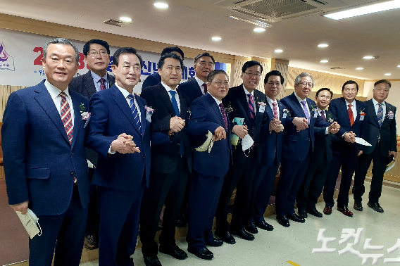 5일 서울 강남구 대한예수교장로회 합동총회회관에서 열린 합동총회 신년하례예배.