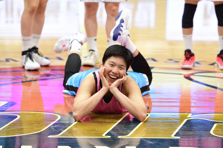 2023년 여자프로농구 올스타전 MVP 진안. WKBL