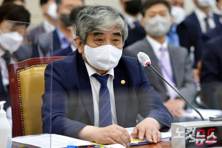 한상혁 방송통신위원장. 윤창원 기자