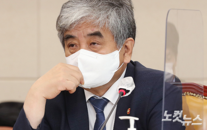 한상혁 방송통신위원장. 윤창원 기자