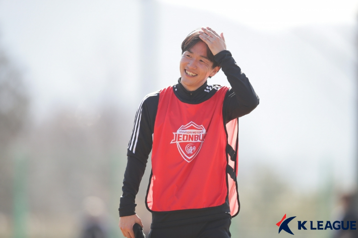 전북 현대로 이적한 아마노가 동계 전지훈련을 소화하고 있다. 한국프로축구연맹