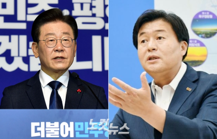 이재명 더불어민주당 대표와 임병택 시흥시장.