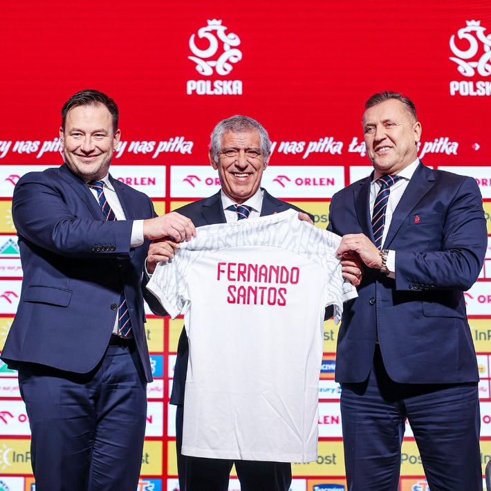 페르난두 산투스 감독. 폴란드축구협회 인스타그램