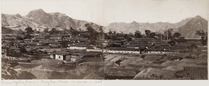 정동 일대 전경(1890년 이전). 서울역사박물관 제공
