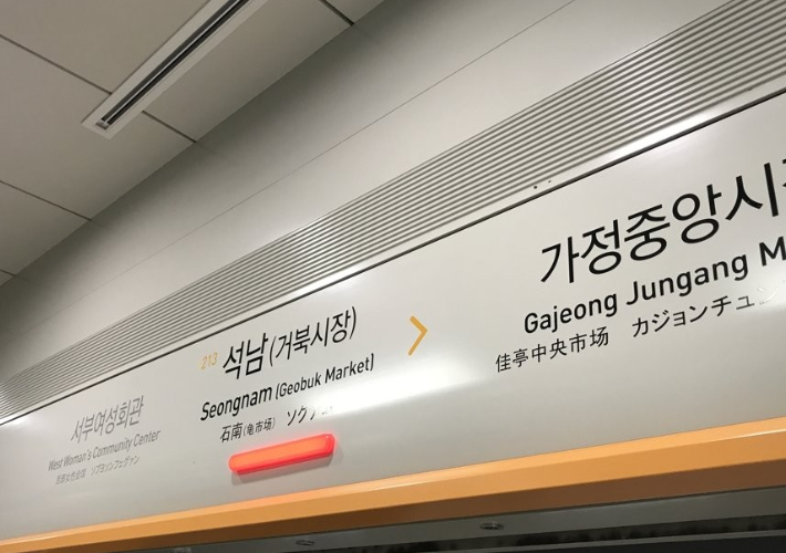 지하철 역사에 불붙인 신문지 던진 60대…조경시설 불타