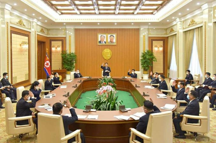 북한은 지난 2일 평양 만수대의사당에서 최고인민회의 상임위원회 제14기 제24차 전원회의를 개최했다. 연합뉴스