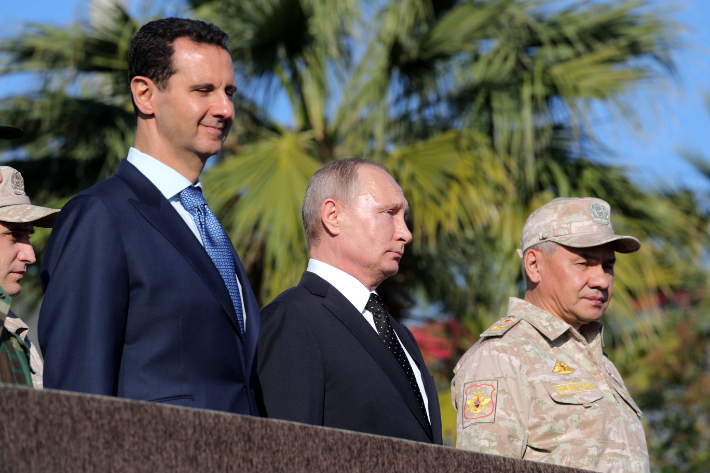 바샤르 알아사드 시리아 대통령(왼쪽). 연합뉴스