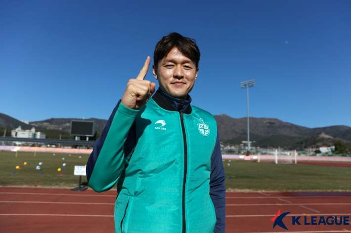 2023시즌 대전 하나시티즌의 주장 주세종. 한국프로축구연맹