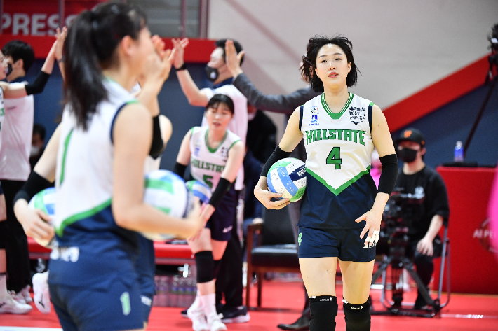 프로배구 여자부 현대건설. 한국배구연맹