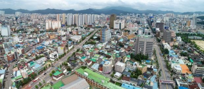 광주 북동 일대 전경. 광주광역시 제공