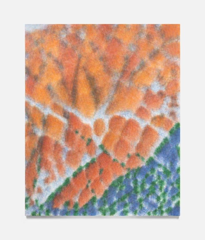  정주영, Alps No.31, 2021, 린넨에 유채, 210 x 170 cm. 갤러리현대 제공 