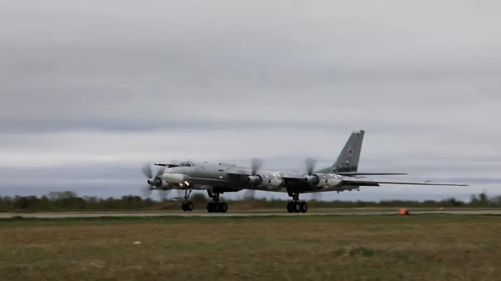 러시아 Tu-95 전략 폭격기. 러시아 국방부 제공