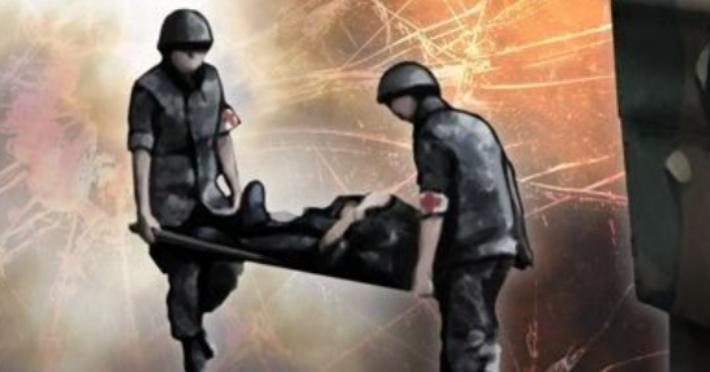 군 복부 상해 일러스트. 연합뉴스