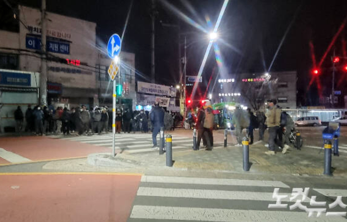 서울 남구로역 인력시장.