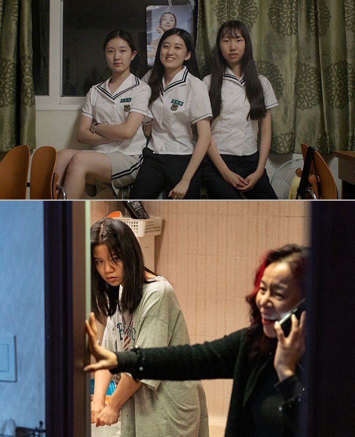 영화 '성적표의 김민영'과 '같은 속옷을 입는 두 여자' 스틸컷. 한국예술영화관협회 제공